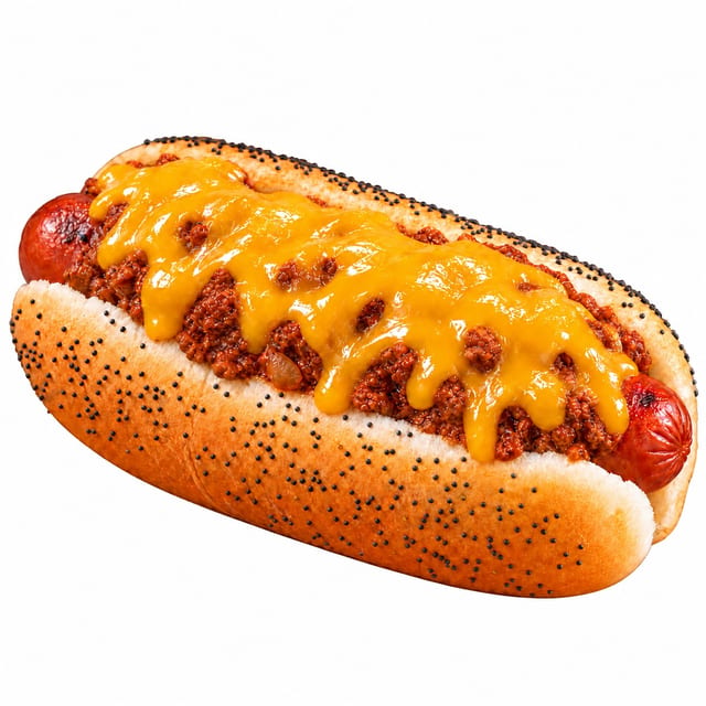 Chili Cheese Dog.