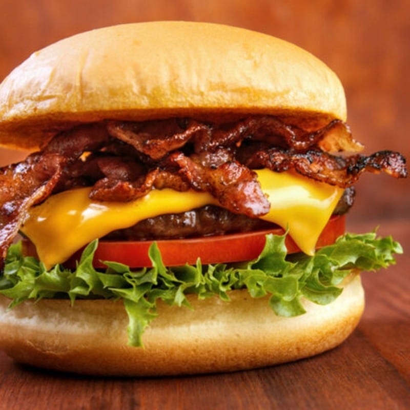 Bacon Cheese Burger.