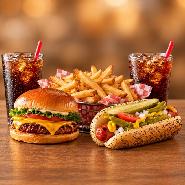 Burger & Dog Duo.