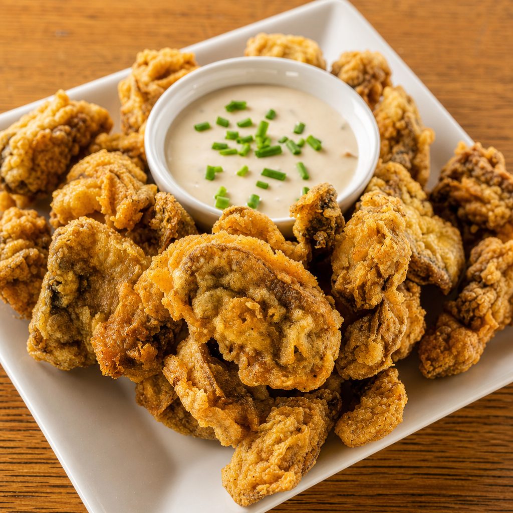 Fried Mushrooms.