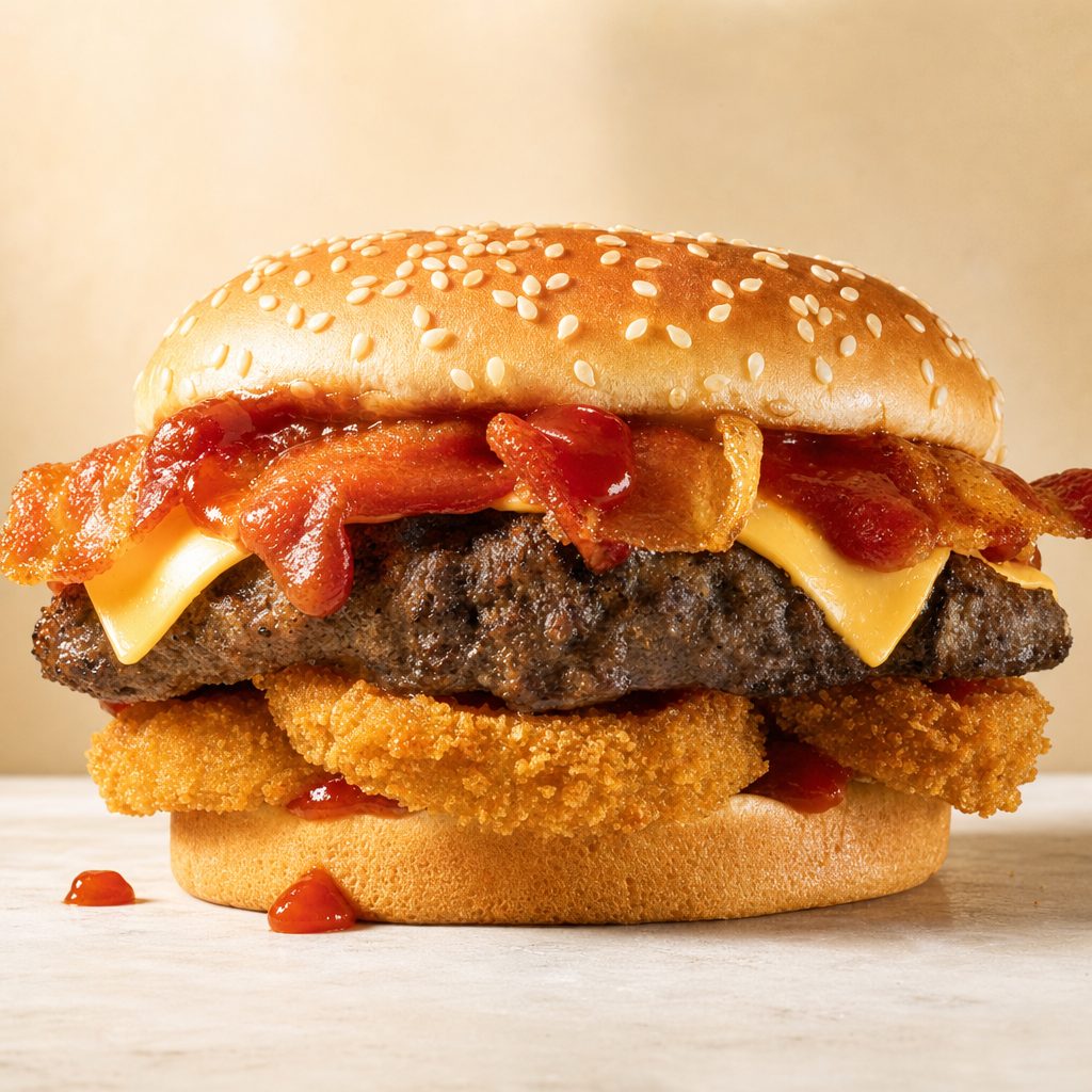 Western Bacon Cheeseburger.