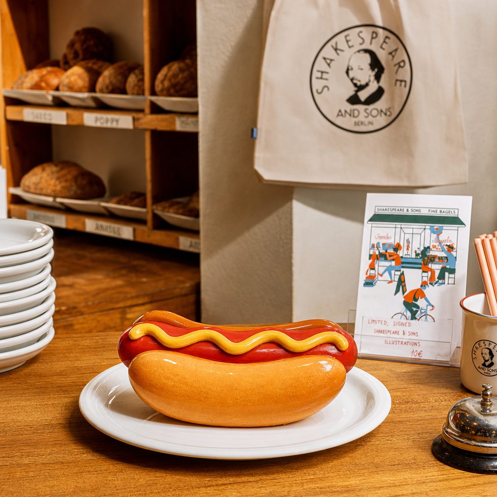Vegan Hot Dog.