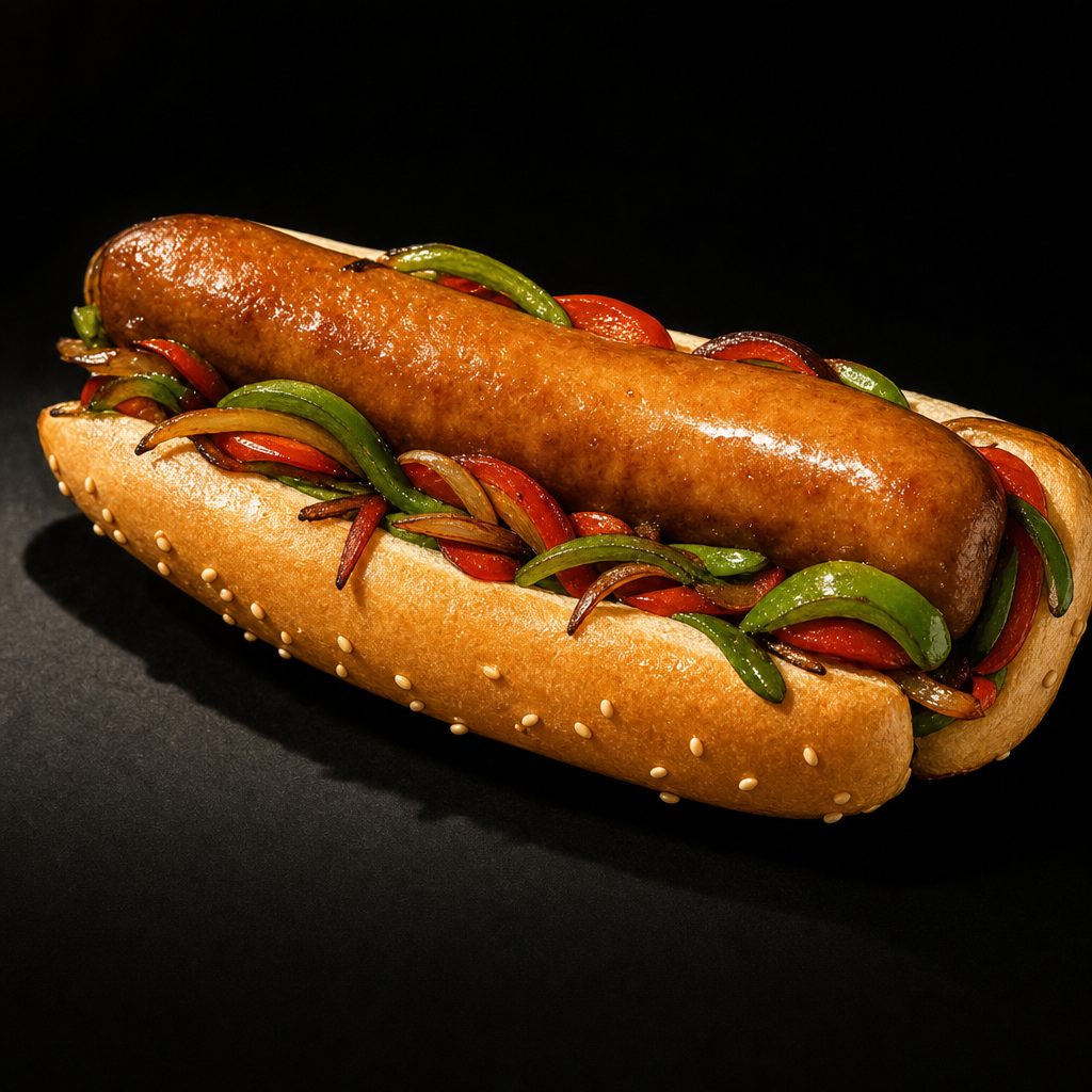 Italian Sausage Sandwich.