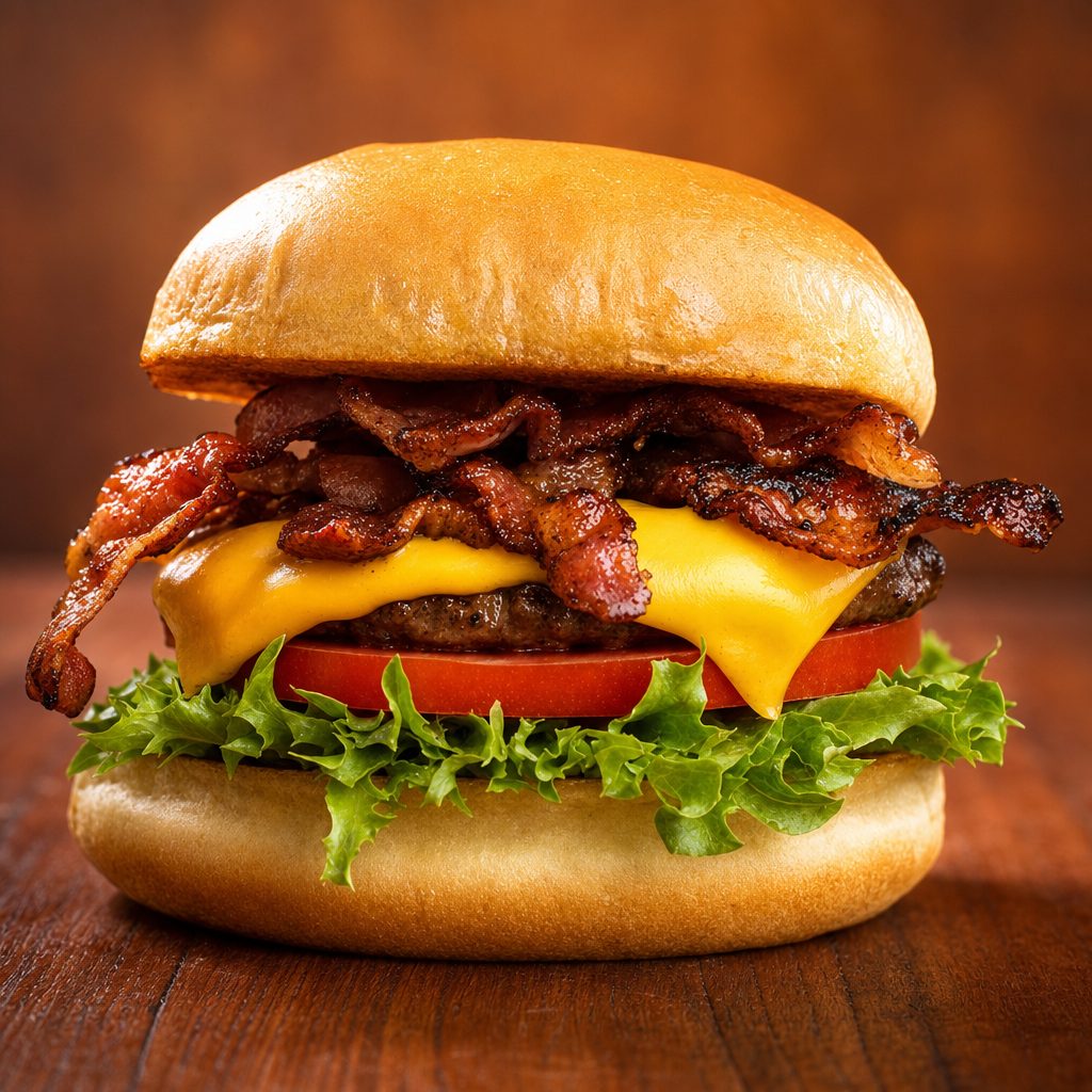 Bacon Cheese Burger.